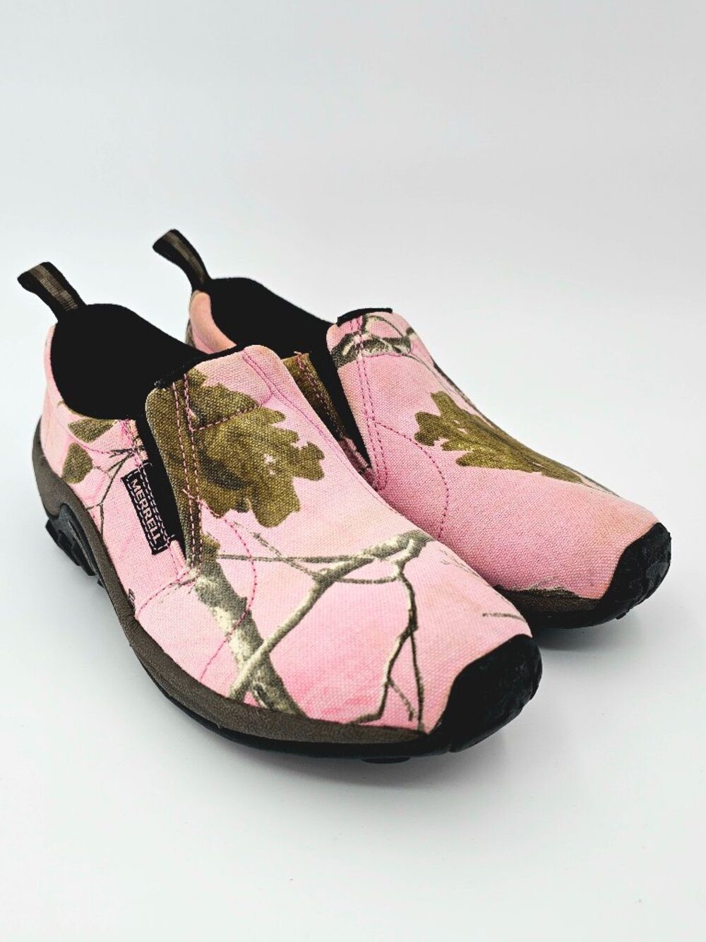 Merrell Jungle Moc Slip On Outdoors Pink Camo Shoes J52812 Women's Size 6.5